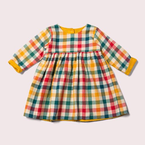 Winter Check Day After Day Reversible Dress