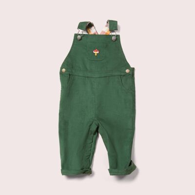 Embroidered Toadstool Classic Corduroy Dungarees