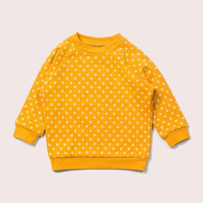 Goldene Blumen Raglan-Sweatshirt