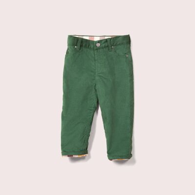 Vintage Green Corduroy Adventure Jeans