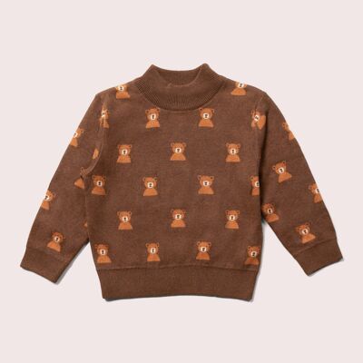 From One To Another Bear Knitted Jumper