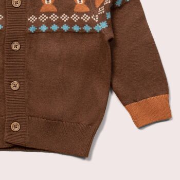 From One To Another Cardigan en tricot Fair Isle Bear 5