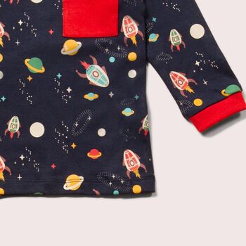 Ensemble de jeu T-shirt bio et jogging de l'espace extra-atmosphérique 5