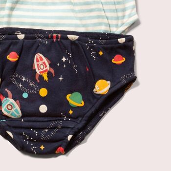 Ensemble de sous-vêtements bio Outer Space - Lot de 3 2