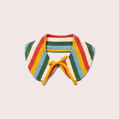 Rainbow Striped Knitted Collar
