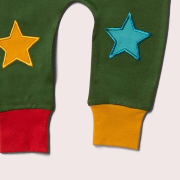 Jogging Star Woodland Patch aux genoux vert 3