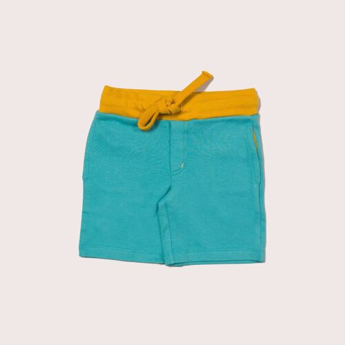 S21 Peacock Blue Beach Shorts