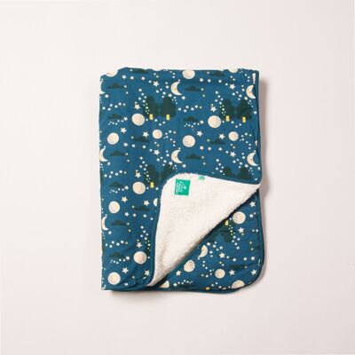 Moon & Stars Sherpa Blanket