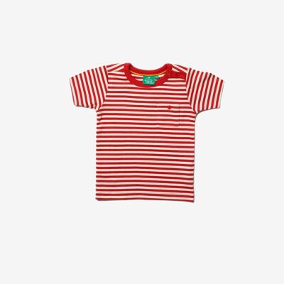 Rotes Streifen-T-Shirt
