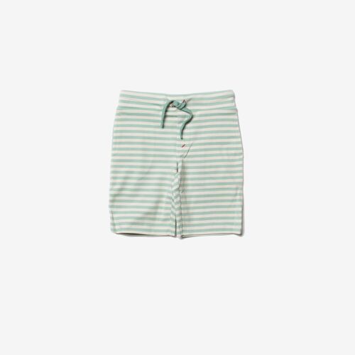 Duck Egg Blue Stripe Beach Shorts