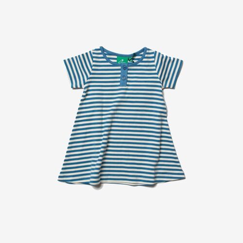 Ocean Blue Stripe Playaway Dress