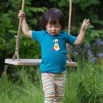 T-shirt à appliqué Puffin Island 2