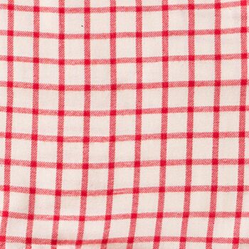 Chemise boutonnée à carreaux rouge 5