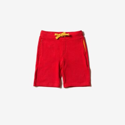 Shorts de playa rojos