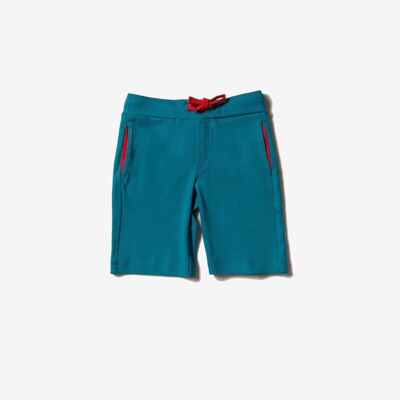 Shorts de playa verde azulado