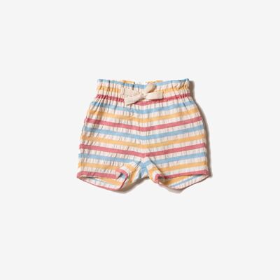 Pantalones cortos de seda de maíz por el mar