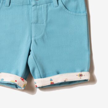 Corn Silk Blue Adventure Sunshine Short 3