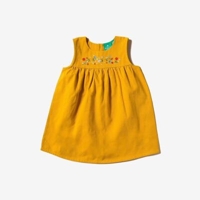 Sunflowers & Bees Embroidered Dress