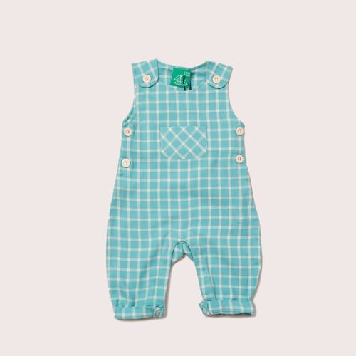 Blue Sky Check Explorer Dungarees