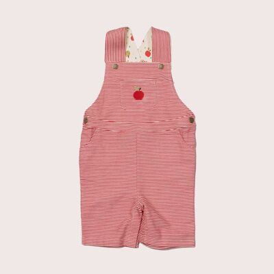 An Apple A Day Classic Shortie Dungarees