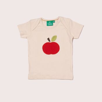 T-shirt à appliqués An Apple A Day 1