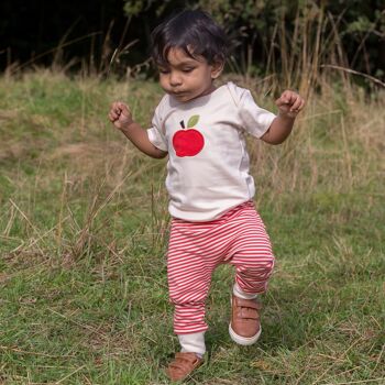 T-shirt à appliqués An Apple A Day 2