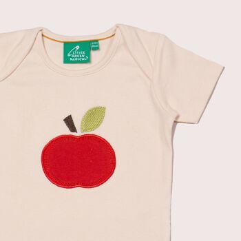 T-shirt à appliqués An Apple A Day 4
