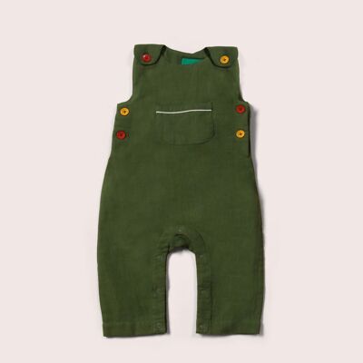 Olive Green Day After Day Adventure Dungarees