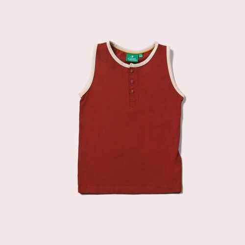 Burnt Ochre Organic Vest