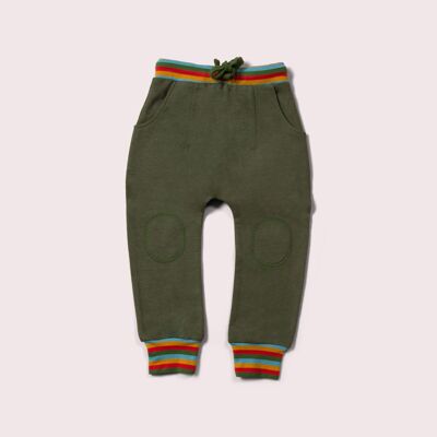 Joggers cómodos orgánicos Green Marl Rainbow