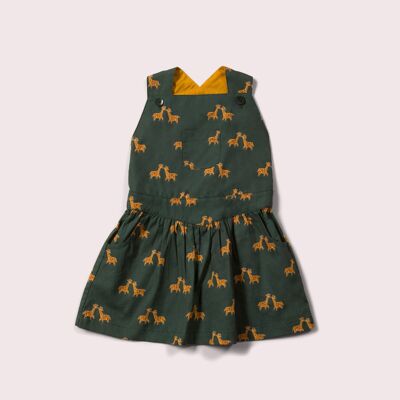 Giraffe Days Pinafore Dress