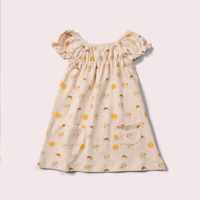 Playdays-Kleid mit Sonnenschein- und Regenbogentaschen