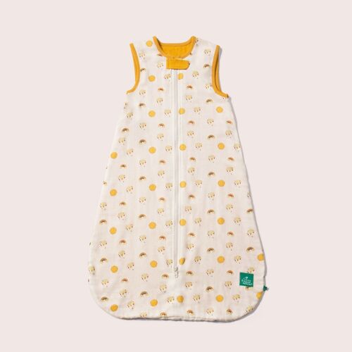 Sunshine and Rainbows Organic Baby Sleeping Bag - 1 Tog