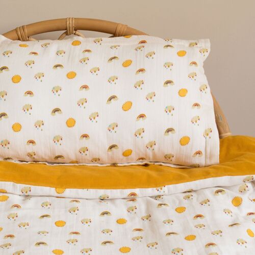 Sunshine and Rainbows Organic Sweet Dreams Single Bed Duvet Set