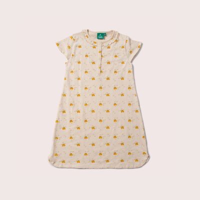 Camicia da notte con bottoni organici Lemon Grove