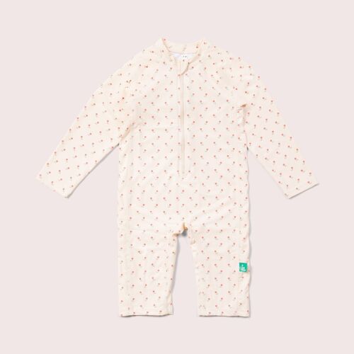 Rose Flowers UVP 50+ Recycled Sunsafe Sunsuit