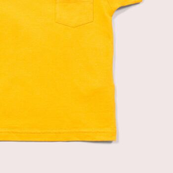 T-shirt bio doré à manches courtes 5