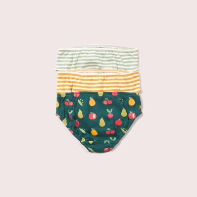 Vegetable Patch Organic Underwear Set - 3 Pack