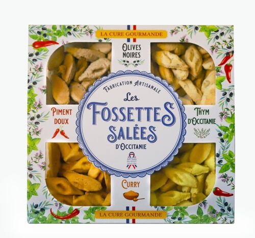 Assortiment de fossette salées