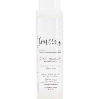 Lotion micellaire 99% d'ingrédients naturels