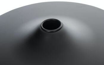 Plaque de sol 45 cm noir 38,5x38,5x1 métal noir métal 2