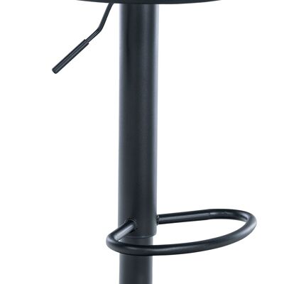 Bar stool Alisson black 40x39x66 black artificial leather metal
