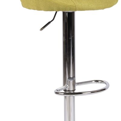 Bar stool Milet fabric chrome vegetable 48x46.5x85 vegetable Material metal
