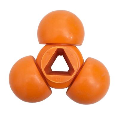 Dreistern orange press orange 16x16x9 orange plastic