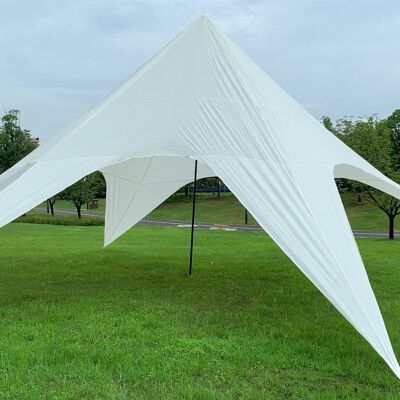 Tenda stella 10m bianca 10x10x380 plastica plastica bianca