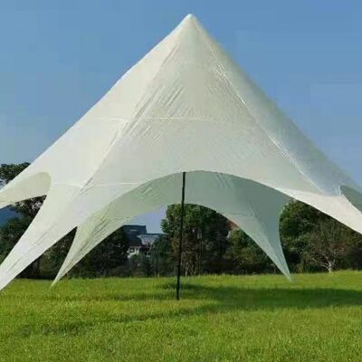 Tenda stella 10m crema 10x10x380 crema plastica plastica