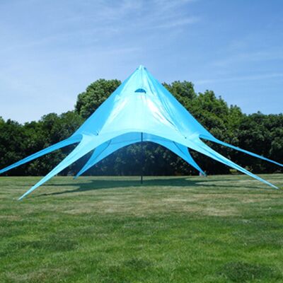 Tenda stella 10m blu 10x10x380 plastica plastica blu