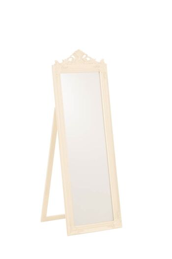 Miroir Amalia 45X130 CM crème x45x130 Bois crème 1