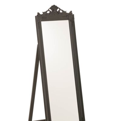 Specchio Amalia 45X130 CM nero x45x130 Legno nero