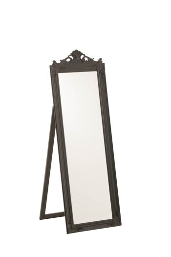 Miroir Amalia 45X160 CM noir x45x160 Bois noir 1